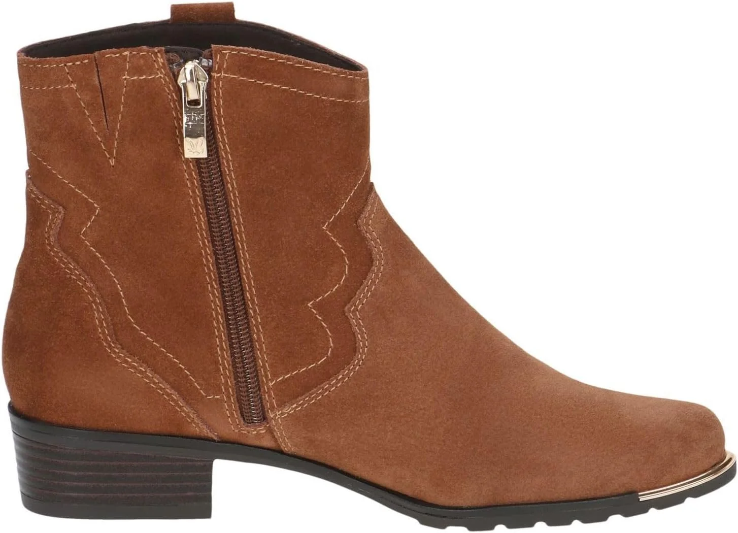 نیم بوت پاشنه دار زنانه کاپریس مدل 9-25306-43