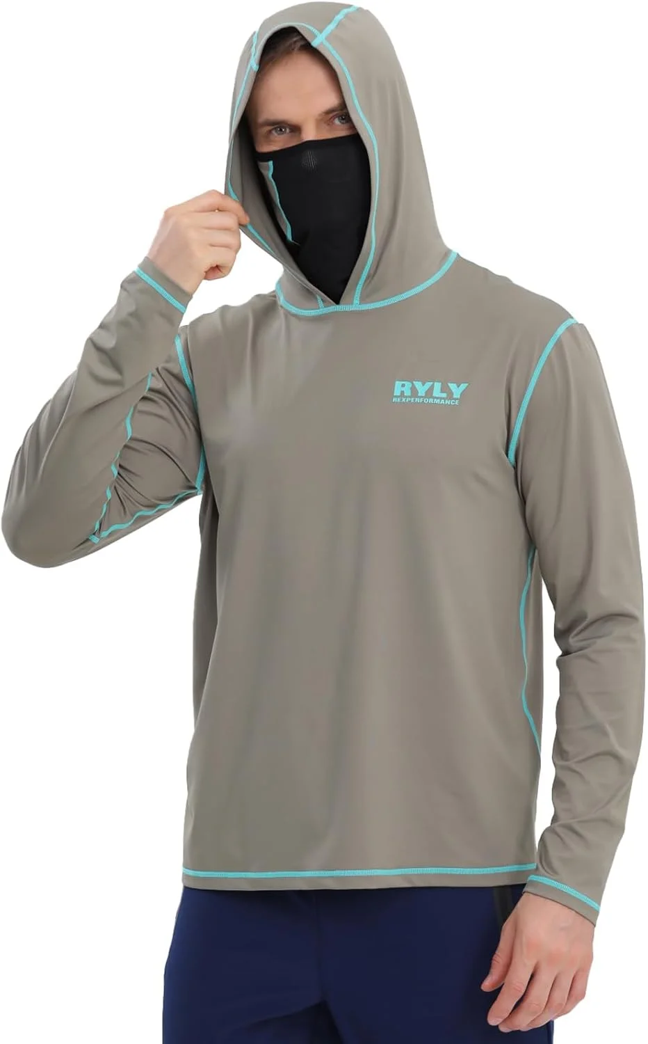 پیراهن ماهیگیری مردانه، آستین بلند محافظ در برابر آفتاب با کلاه و ماسک UPF 50+، هودی و پیراهن های پیاده روی (M) سبز ارتشی پیراهن ماهیگیری مردانه، آستین بلند محافظ در برابر آفتاب با کلاه و ماسک UPF 50+، هودی و پیراهن های پیاده روی (M) سبز ارتشی