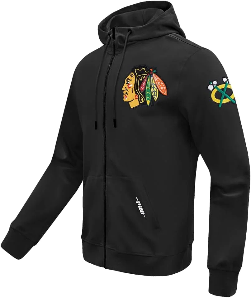 هودی زیپ‌دار مردانه کلاسیک NHL با طرح شنلی