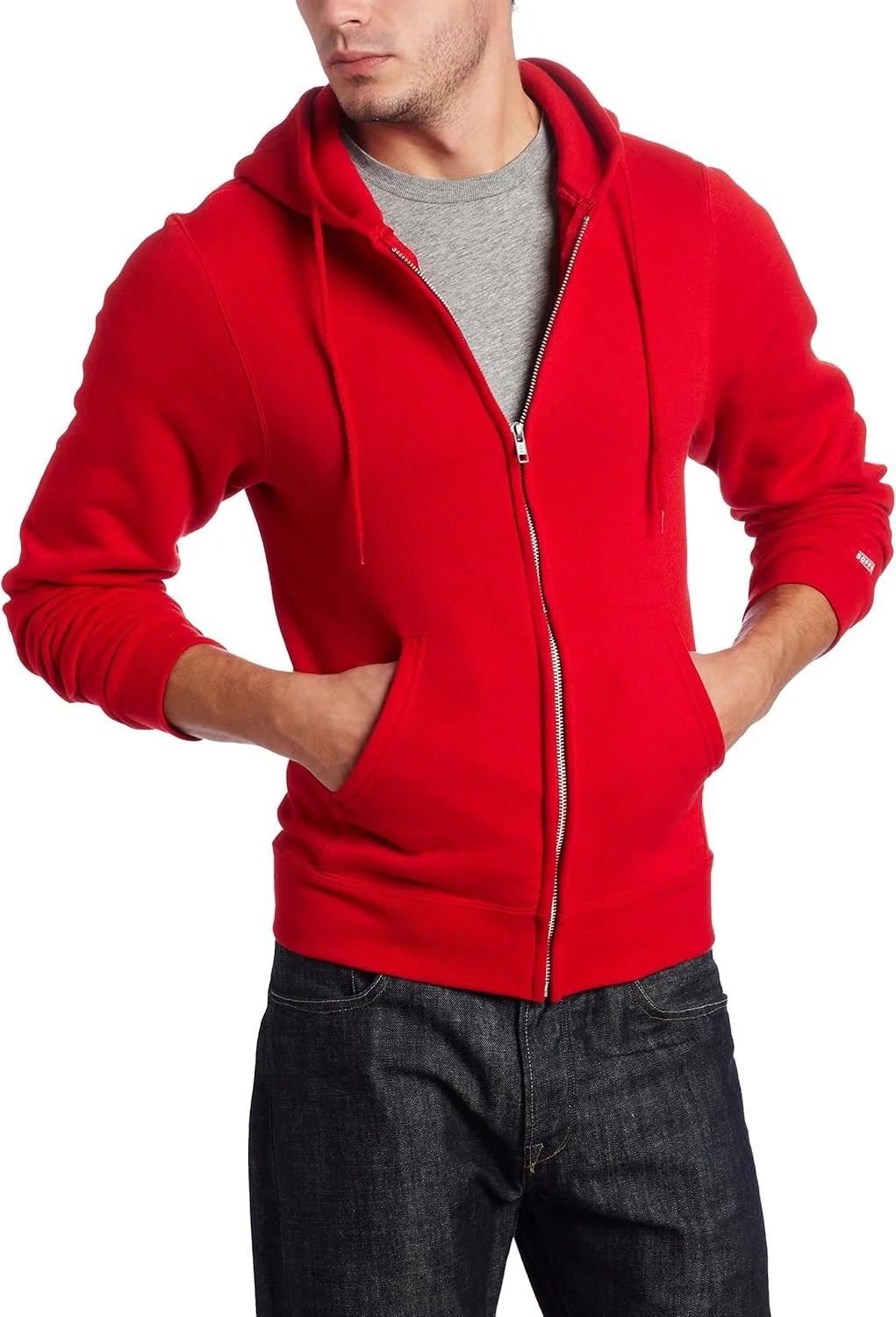 هودی زیپ‌دار پشمی مردانه کلاسیک Soffe با وزن متوسط