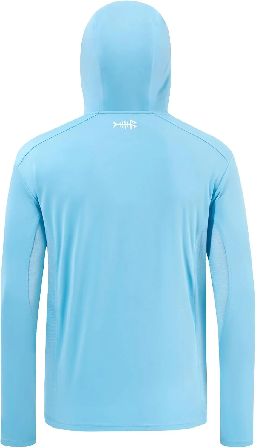 تی‌شرت آستین بلند کلاه دار مردانه باسدش با محافظت UPF 50+ در برابر اشعه ماوراء بنفش مناسب ماهیگیری، پیاده‌روی و فعالیت‌های فضای باز مدل FS33M