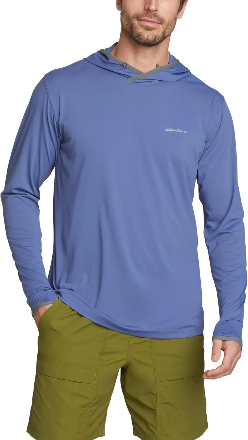 هودی آستین بلند مردانه ادی باور Marine Air با محافظت در برابر اشعه ماوراء بنفش
