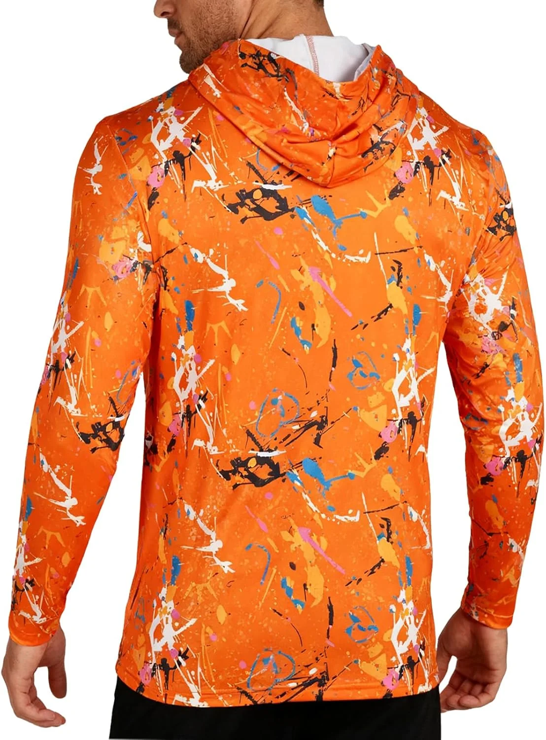 تی شرت آستین بلند مردانه با محافظت در برابر آفتاب UPF 50+، مناسب برای ماهیگیری، پیاده روی و فعالیت های ورزشی، با قابلیت خشک شدن سریع