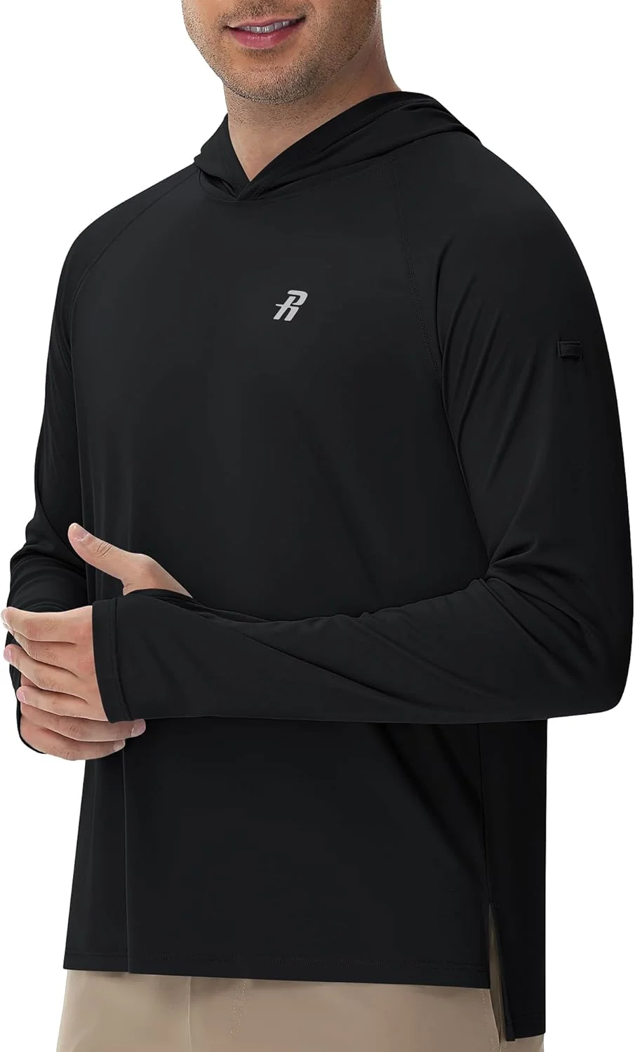 پیراهن آستین بلند مردانه Runhit با محافظت UPF 50+، هودی سبک وزن محافظ آفتاب، مناسب برای پیاده‌روی، دویدن و محافظت در برابر اشعه ماوراء بنفش