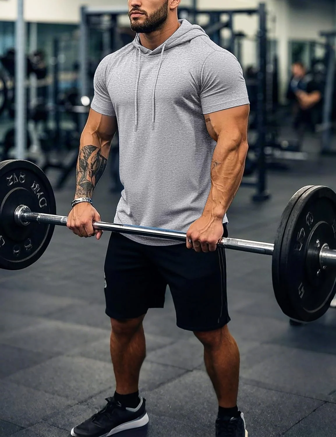 هودی آستین کوتاه مردانه MAGCOMSEN، تی شرت کلاه دار نخی، بلوز سبک وزن