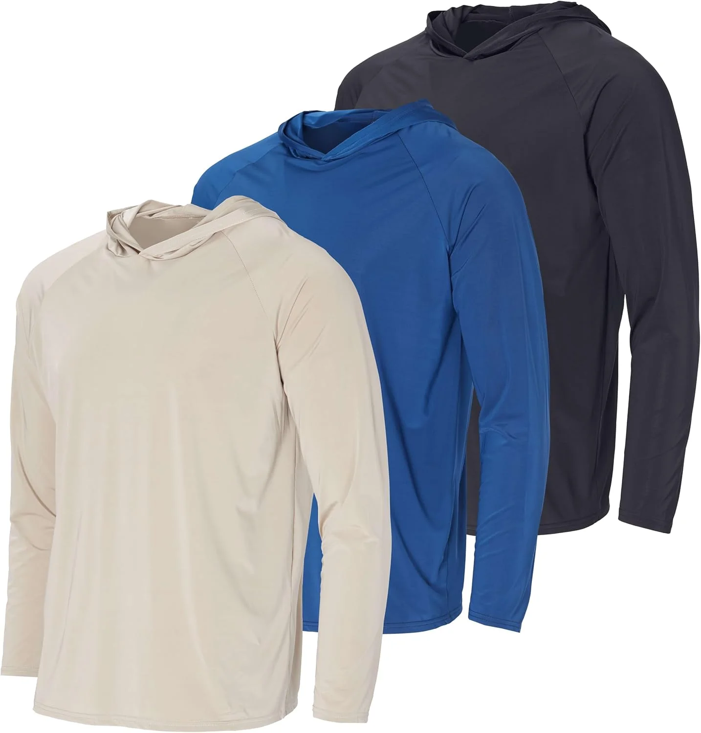 ست 3 عددی لباس مردانه آستین بلند کلاه دار محافظت در برابر آفتاب با UPF 50+ مناسب ماهیگیری (موجود در سایزهای بزرگ) ست 3 عددی لباس مردانه آستین بلند کلاه دار محافظت در برابر آفتاب با UPF 50+ مناسب ماهیگیری (موجود در سایزهای بزرگ)