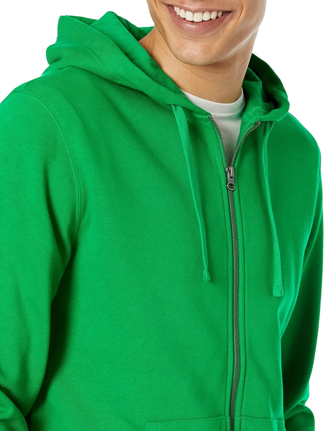 هودی زیپ‌دار مردانه آمازون اسنشیالز، تری فرانسوی سبک وزن با فیت راحت