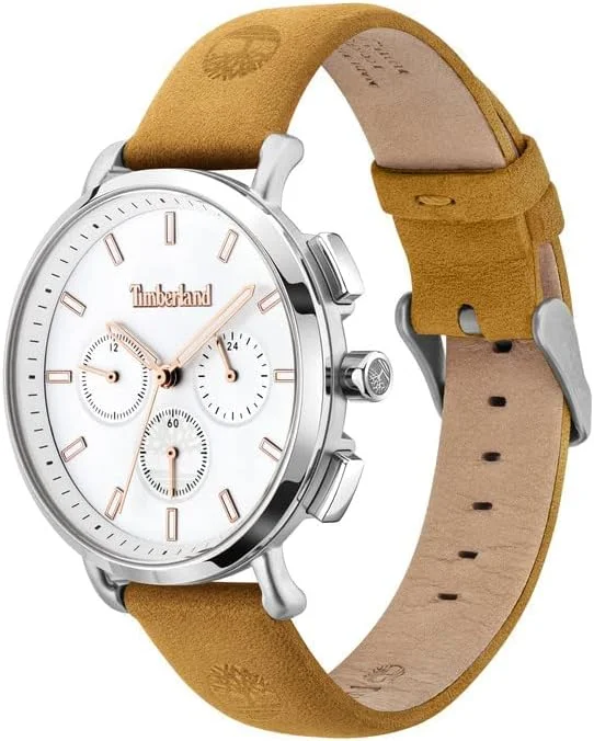 ساعت آنالوگ زنانه Timberland Elmstead با بند چرمی قهوه ای (5 Atm- 41 MM - TDWLF2001502) ساعت آنالوگ زنانه Timberland Elmstead با بند چرمی قهوه ای (5 Atm- 41 MM - TDWLF2001502)