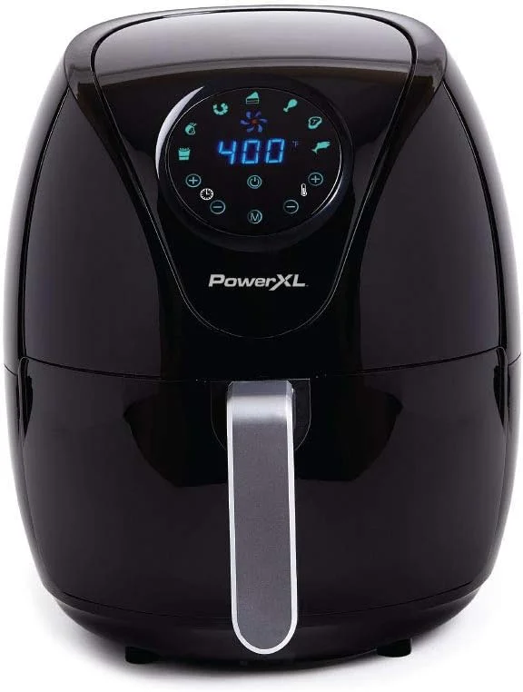 سرخ کن هوا PowerXL مدل 7 QT Maxx Classic، سرخ کن هوای فوق العاده داغ، پخت و پز، ترد کردن، گریل کردن، برشته کردن، پخت، روکش براق، نچسب، مشکی سرخ کن هوا PowerXL مدل 7 QT Maxx Classic، سرخ کن هوای فوق العاده داغ، پخت و پز، ترد کردن، گریل کردن، برشته کردن، پخت، روکش براق، نچسب، مشکی