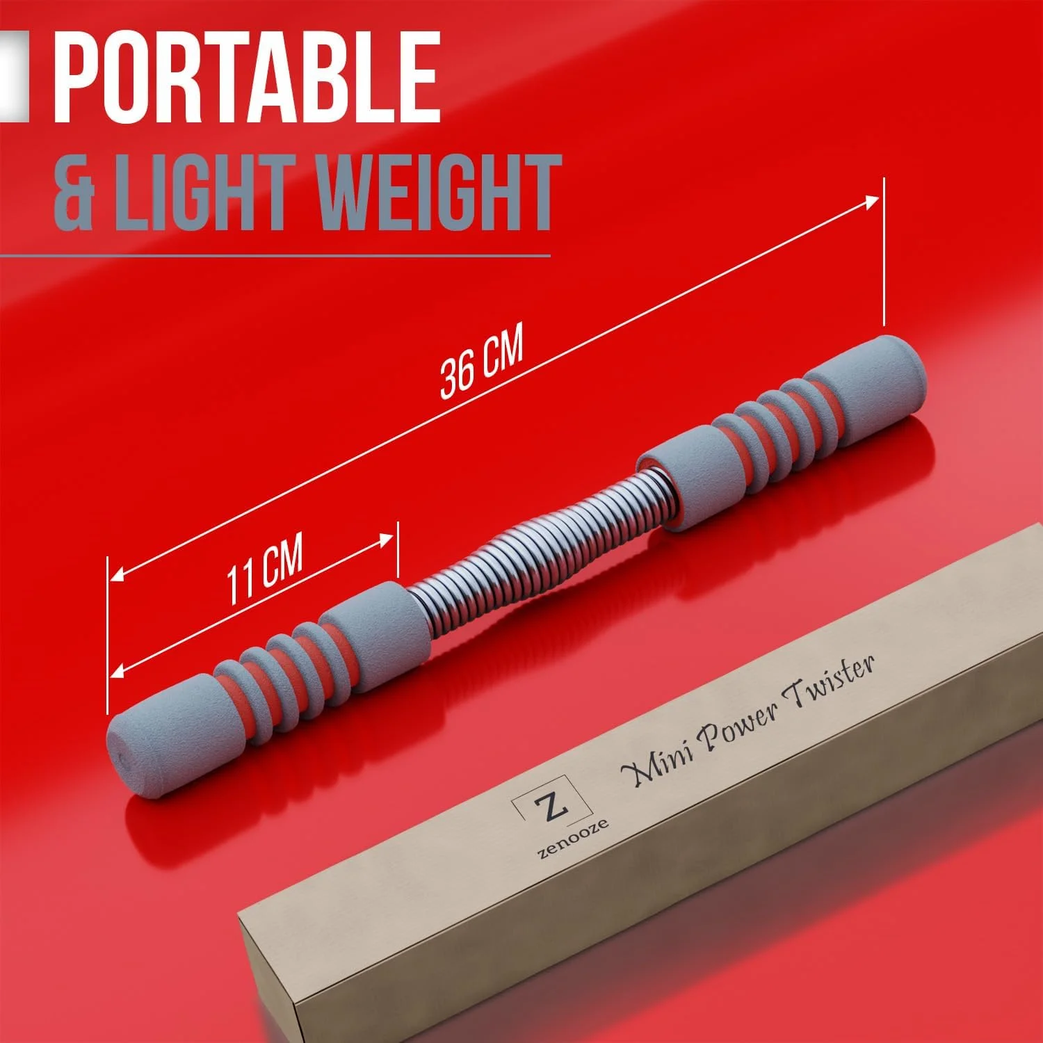 میله تقویت کننده عضلات بازو BOA Fitness - تقویت کننده ساعد و سینه برای آقایان - تجهیزات عضله سازی سینه - تقویت کننده عضلات دوسر بازو و شانه - میله فنری تقویت کننده بازو