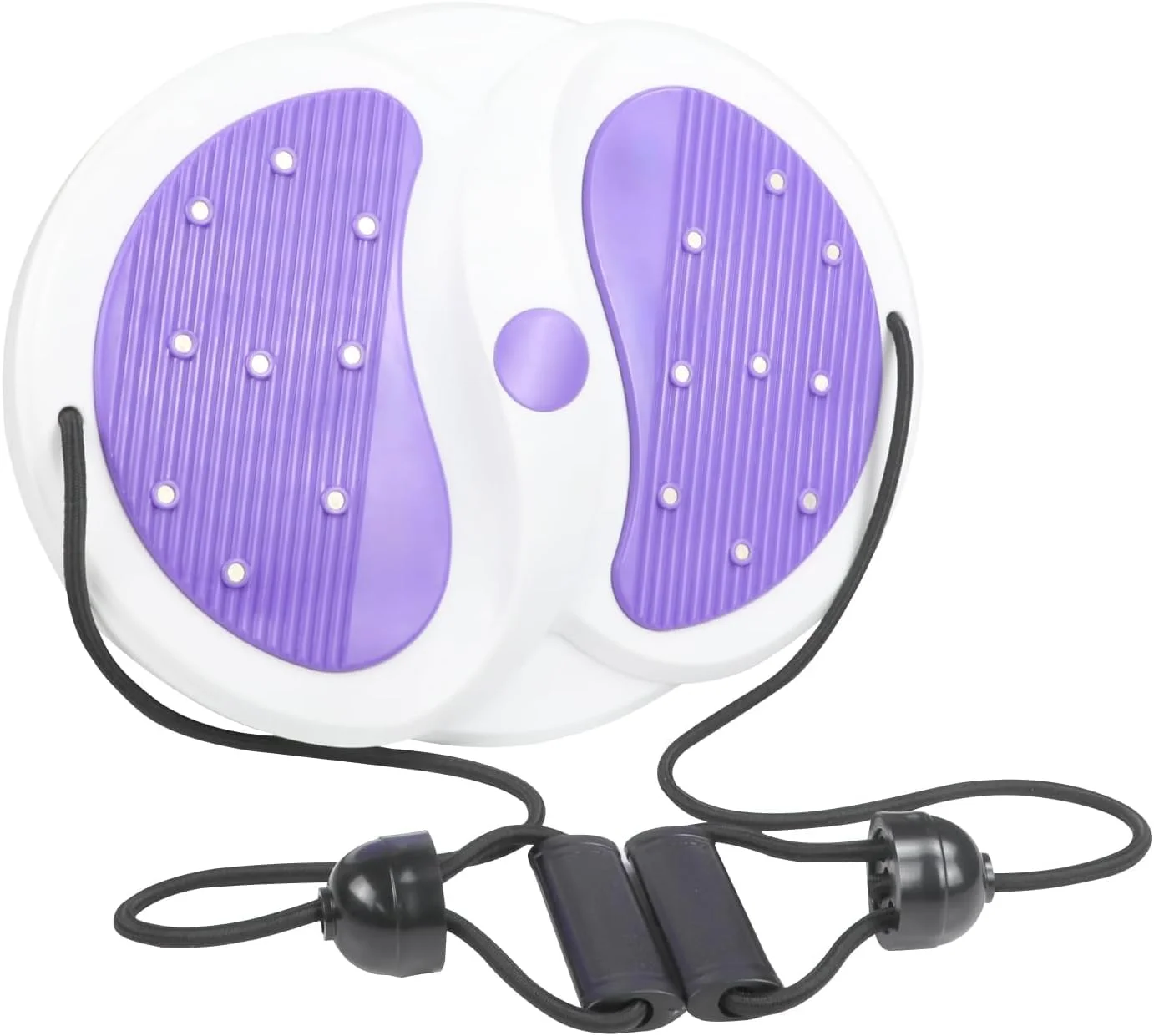 دیسک چرخان کمر، مجسمه‌ساز بزرگ کمر با دستگیره برای تمرین در خانه، تخته چرخشی تمرین کمر برای فرم دادن به بدن و ماساژ پا