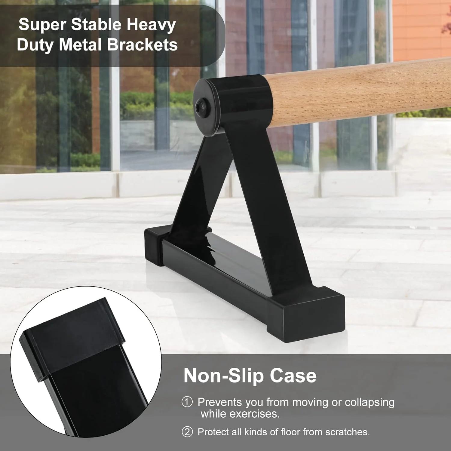 میله های شنا سوئدی چوبی YelaJoy، میله های پارالل ضد لغزش برای تمرینات کالیستنیکس و تناسب اندام، چوب جامد با براکت فلزی، تحمل وزن تا 225 کیلوگرم میله های شنا سوئدی چوبی YelaJoy، میله های پارالل ضد لغزش برای تمرینات کالیستنیکس و تناسب اندام، چوب جامد با براکت فلزی، تحمل وزن تا 225 کیلوگرم