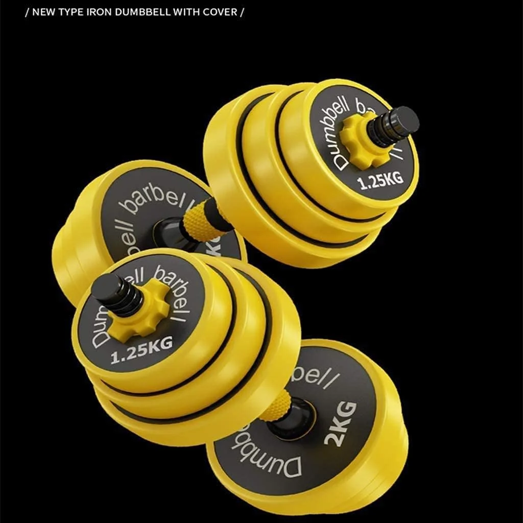 آلتیماکس - ست دمبل و هالتر وزنه قابل تنظیم با کیفیت عالی 2 در 1، ست دمبل وزنه، جفت دمبل هالتر وزنه با میله اتصال برای بلند کردن، دسته ضد لغزش