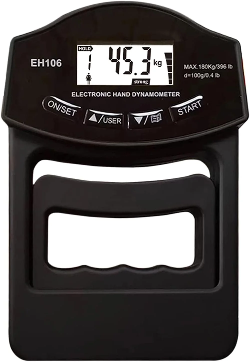 تقویت کننده دیجیتال قدرت انگشتان دست، اندازه گیری قدرت انگشتان، تمرین دهنده دست، شمارنده قدرت دست، دستگاه تمرین قدرت دست، برای تمرین ساعد وزنه برداری کراس فیت قدرت انگشتان 120 کیلوگرم