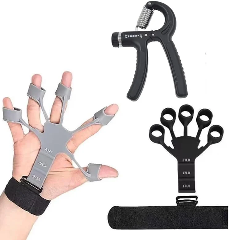 تقویت کننده مچ دست و انگشتان، تمرین دهنده انگشتان، کشش دهنده انگشتان، تمرین انگشت برای کاهش استرس، تونل کارپال و درد مچ دست، تقویت کننده انگشت برای تمرینات قدرتی، بهبود انعطاف پذیری انگشت