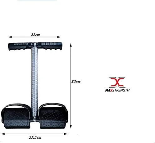 دستگاه تمرین شکم و تناسب اندام خانگی با کش الاستیک، طناب کششی فنری و پدال پا برای تمرینات شکم، کمر، بازو و پا، مناسب برای لاغری، یوگا و کرانچ
