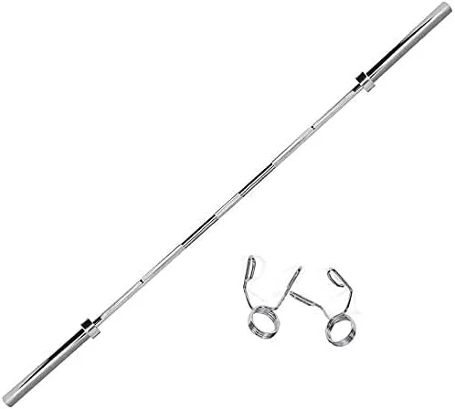 میله هالتر المپیک 180 سانتی‌متری به همراه بست / فیتنس معجزه