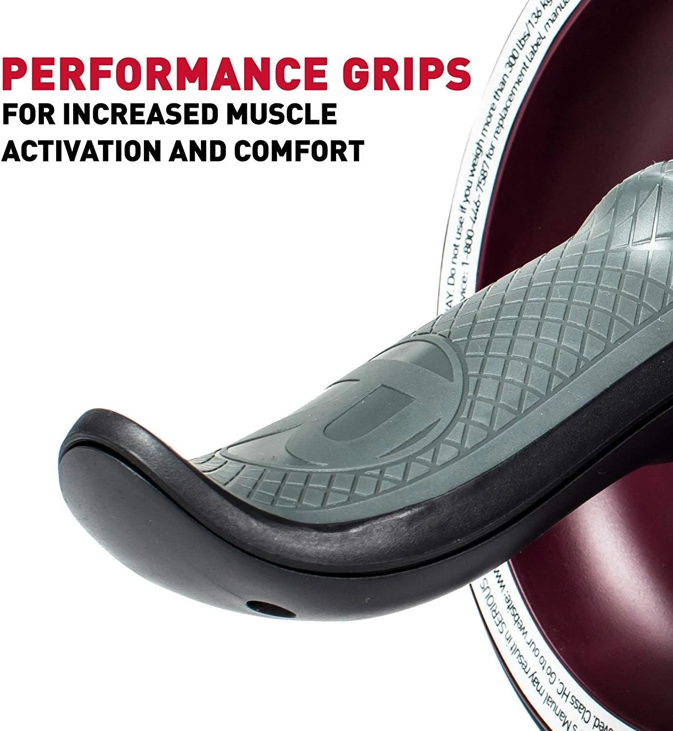 غلتک/چرخ تمرینات شکم مکس استرنگث AB Carver Pro به همراه زیرانداز زانو، بازگشت خودکار و تمرینات هسته ای چند زاویه ای - مشکی و چند رنگ، تک سایز