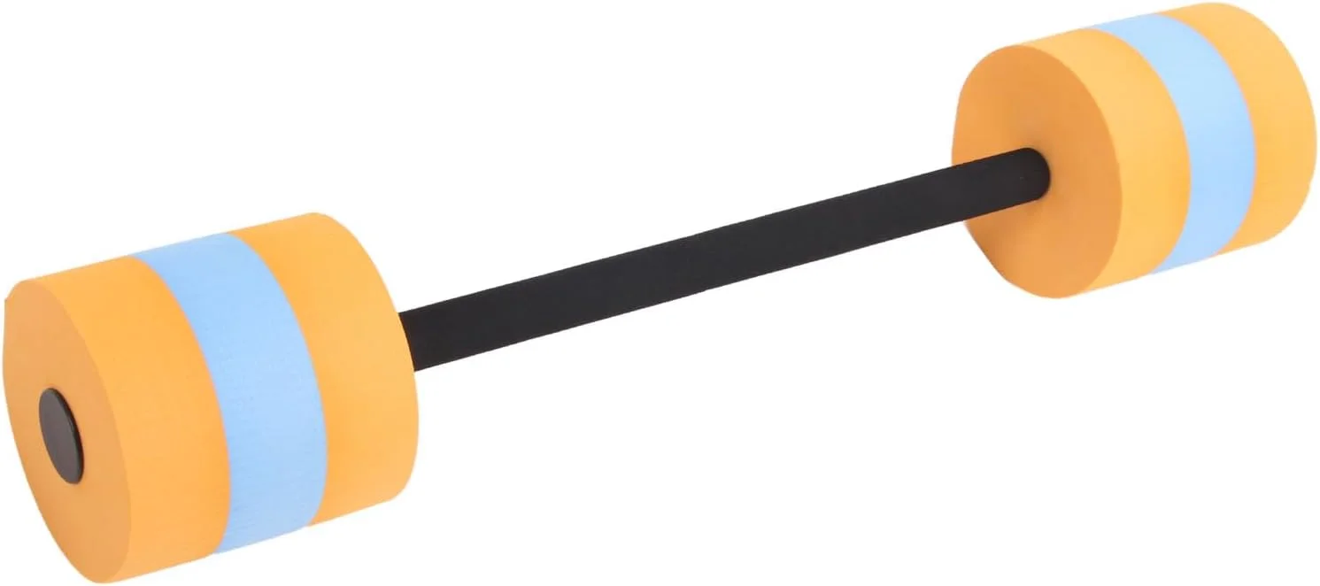 دمبل شناور ضد آب Luqeeg EVA، وزن قابل تنظیم، دسته ضد لغزش برای تمرینات هوازی در آب