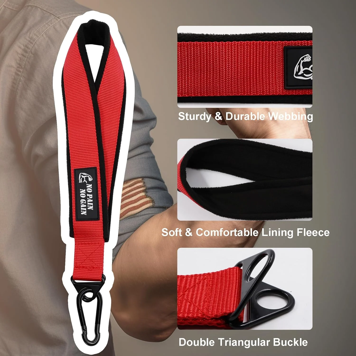 بند تمرین مچ اندازی، تقویت کننده مچ، انگشتان، ساعد و بازو برای دستگاه سیم کش و وزنه آزاد