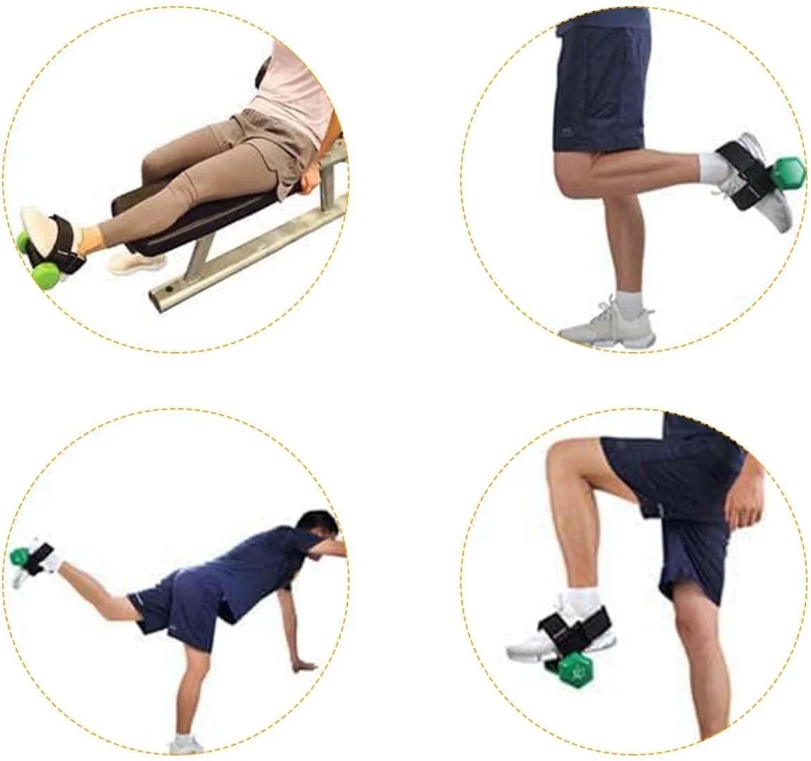 ابزار تمرین تیبیالیس فیتنس - بند مچ پا دمبل برای تمرینات پا در خانه و تقویت عضلات