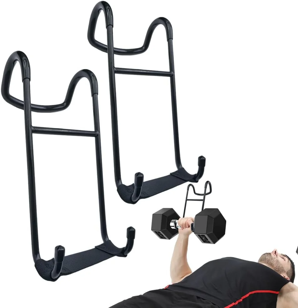 آویزهای نگهدارنده دمبل سنگین، اتصالات ایمنی با ظرفیت 102 کیلوگرم برای پرس سینه با دمبل، اتصالات ایمن قفسه دمبل باشگاه برای تمرین سینه با هالتر