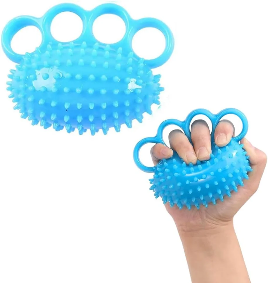 توپ تقویت مچ دست، تمرین دهنده 4 انگشتی، تقویت کننده عضلات و دست، توپ فشاری و توپ ضد استرس برای بزرگسالان