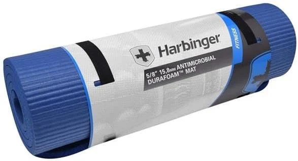 تشک تمرینات ورزشی دورافوم هاربینگر ضد میکروب - آبی - تک سایز
