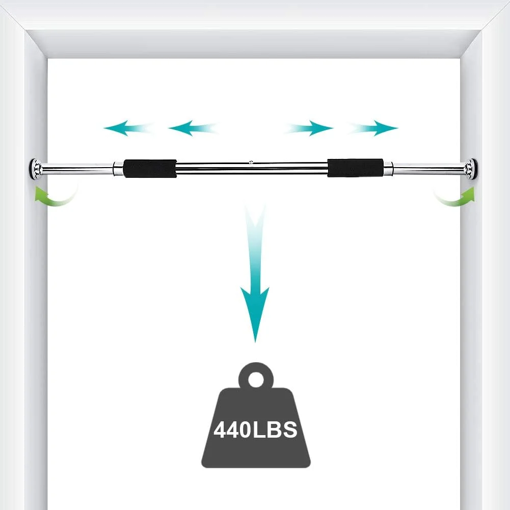 بارفیکس درب منزل Ejoyous، قابل تنظیم 62 تا 91 سانتی متر، تمرینات بالاتنه، مناسب باشگاه خانگی و تمرینات ورزشی