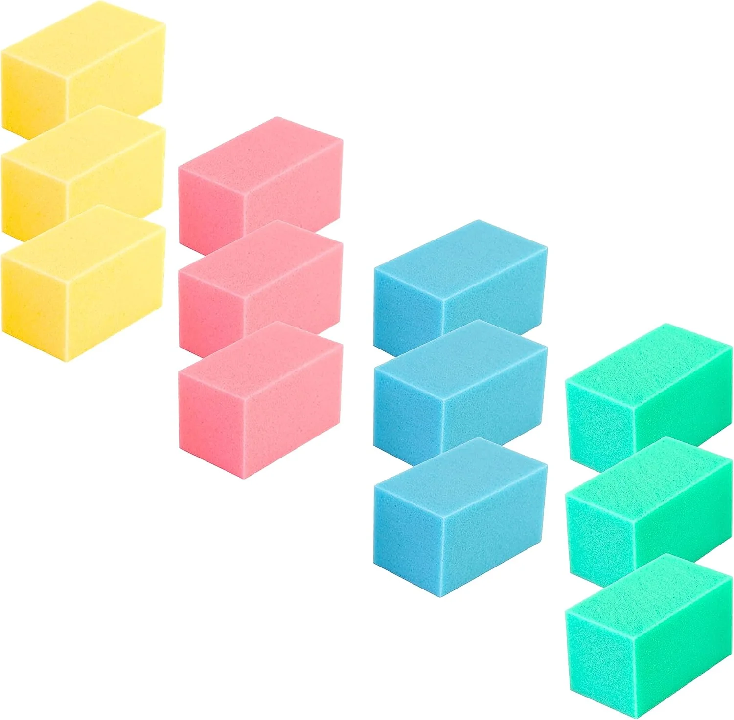 بلوک های تمرین دستی CanDo - ابزارهای فومی تقویت کننده دست برای فیزیوتراپی، آرتروز، تونل کارپال، کاهش استرس و اضطراب