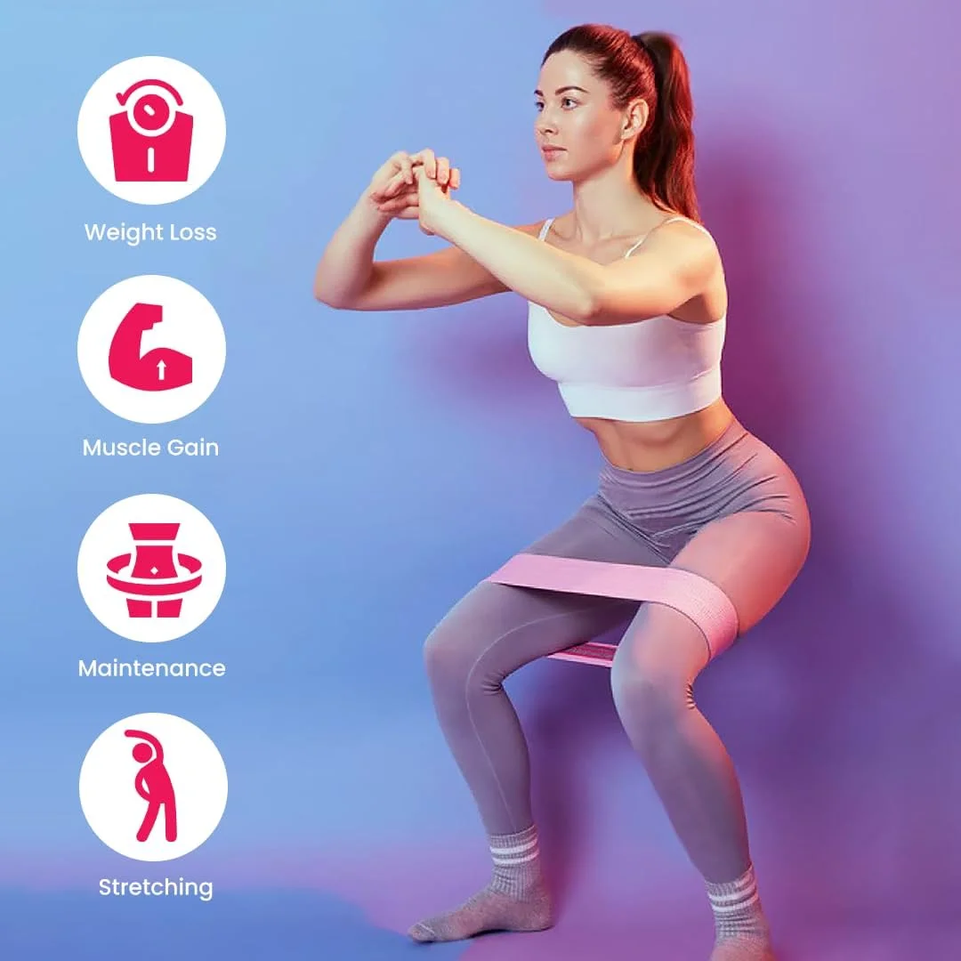 ست کش تمرینی مقاومتی پارچه ای BRANDSFINITY شامل 3 کش ورزشی 15 اینچی در سطوح مقاومتی سبک، متوسط و سنگین، مناسب برای باشگاه، یوگا و تناسب اندام، 1 ست (3 عدد) ست کش تمرینی مقاومتی پارچه ای BRANDSFINITY شامل 3 کش ورزشی 15 اینچی در سطوح مقاومتی سبک، متوسط و سنگین، مناسب برای باشگاه، یوگا و تناسب اندام، 1 ست (3 عدد)