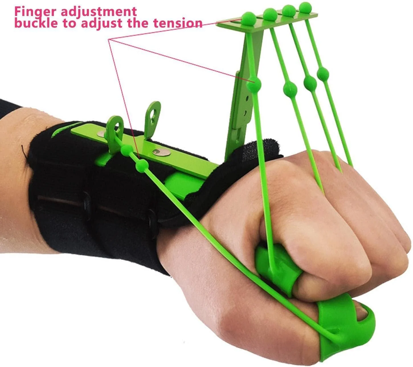 تقویت کننده انگشت قابل تنظیم Azonee با مقاومت 2.5-18 کیلوگرم، تمرین دهنده دست و تقویت کننده مچ برای آرتروز، تونل کارپال، تمرین گیتار و صخره نوردی