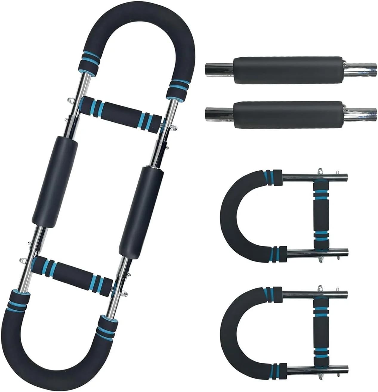 تقویت کننده بازو AccLoo Twister، تمرین دهنده قابل تنظیم سینه برای تقویت عضلات بالاتنه، دستگاه تمرین تقویت کننده سینه قابل جدا شدن برای مردان و زنان، تجهیزات تناسب اندام خانگی