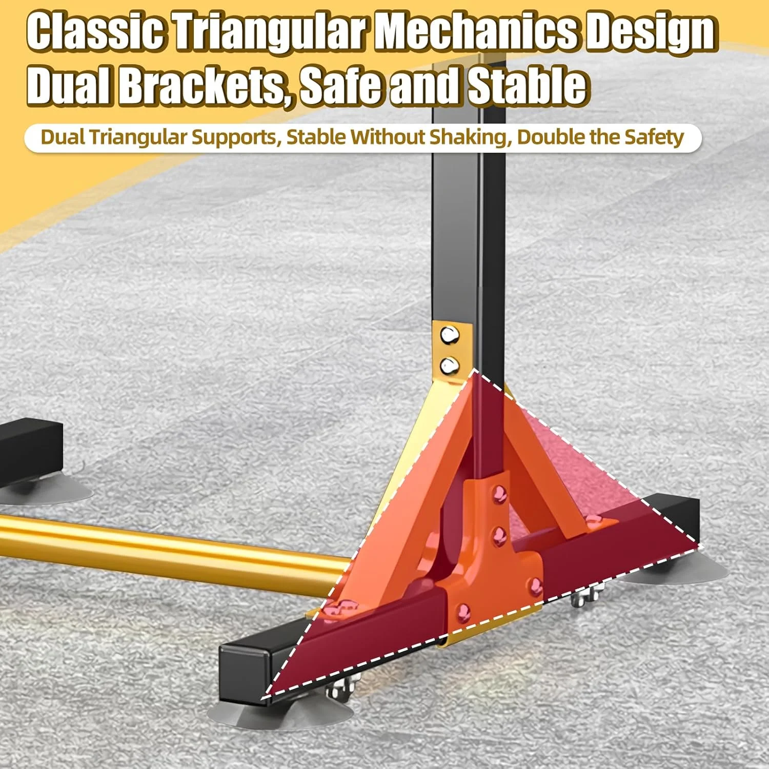 ایستگاه میله بارفیکس قابل تنظیم - تجهیزات تمرین قدرتی چند منظوره برای باشگاه خانگی و استفاده در فضای باز، ساختار مثلثی پایدار، ایده آل برای تمرینات کل بدن