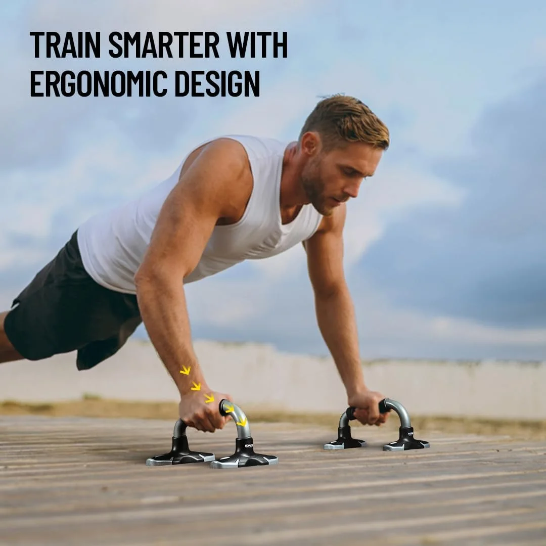 میله های شنا سوئدی AXOX Fitness – دسته های ارگونومیک ضد لغزش برای تمرینات قدرتی بالاتنه – پایه های شنا سوئدی سبک و قابل حمل برای تمرینات خانگی و باشگاهی