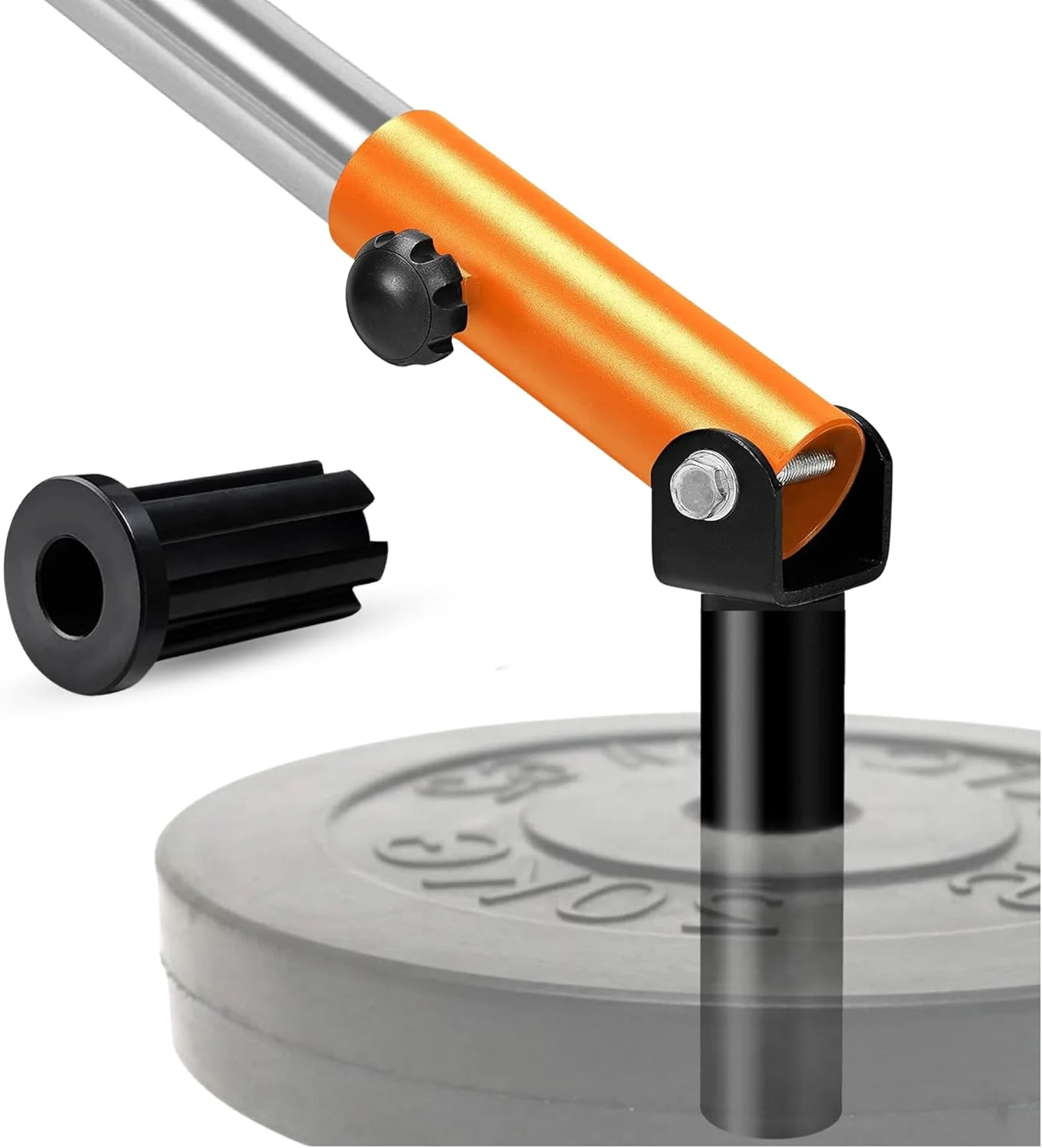 پایه تی بار هالتر یس فور آل - مناسب برای میله های المپیک 2 اینچی - چرخش 360 درجه کامل و نصب آسان