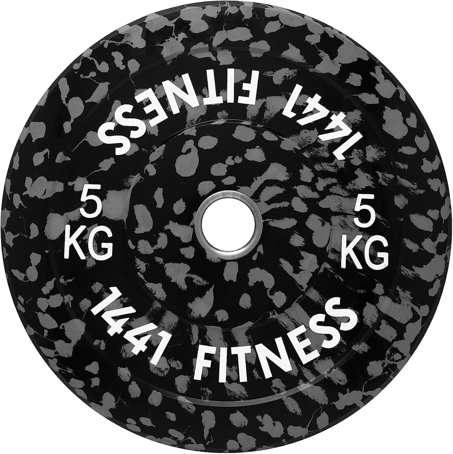 صفحه وزنه لاستیکی ضربه گیر ارتشی فیتنس 1441 – وزنه هالتر المپیک، قوی و بادوام، ایده آل برای پاورلیفتینگ، کراس فیت و تعویض سریع وزنه، یک عدد، تمرینات باشگاه و خانه