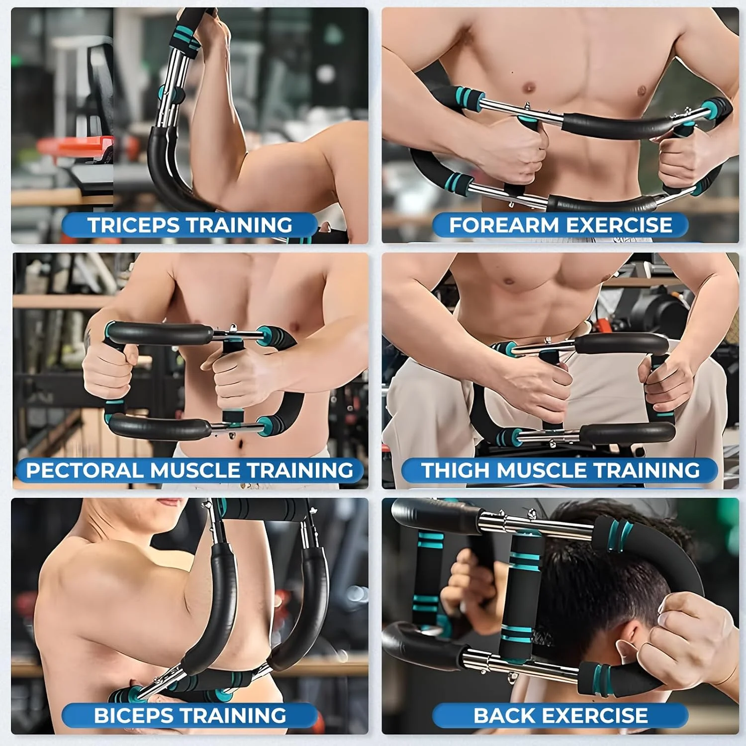 دستگاه تمرین بازو مدل Pro Twister 2025، میله قدرتی قابل تنظیم 30-50 کیلوگرمی، تجهیزات تمرین سینه، شانه و بازو، دستگاه بدنسازی قابل حمل و جداشدنی برای خانه و باشگاه