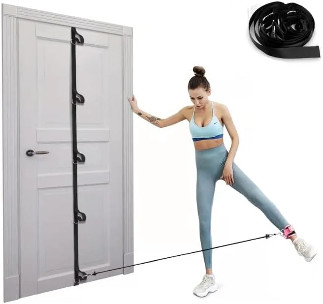نگهدارنده بند مقاومتی درب YelaJoy، نگهدارنده های درب بند مقاومتی تمرینی قابل حمل، صرفه جویی در فضا، نصب آسان باشگاه خانگی، باشگاه لنگر چند نقطه ای ایمن برای تناسب اندام در خانه