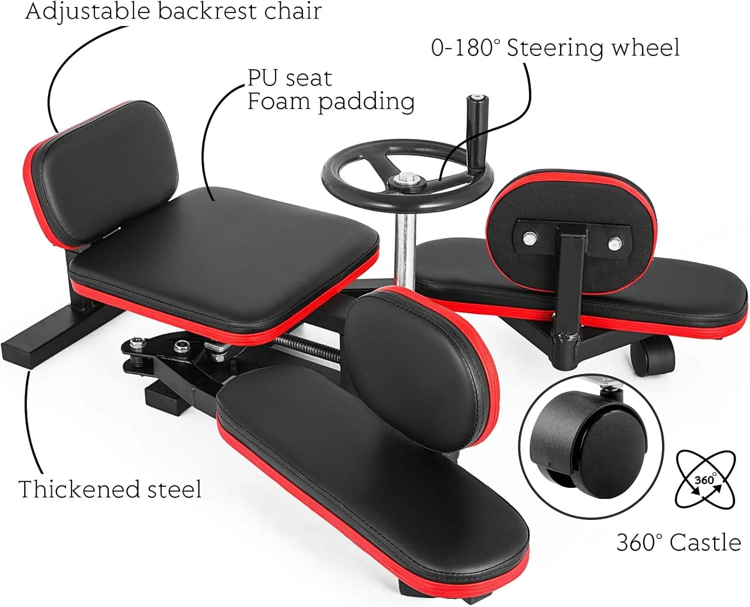 دستگاه کشش پا Vue Pro با ظرفیت 150 کیلوگرم، دستگاه کشش پا برای بهبود انعطاف پذیری پا، دستگاه تمرین کشش پا برای باشگاه خانگی، دستگاه تناسب اندام