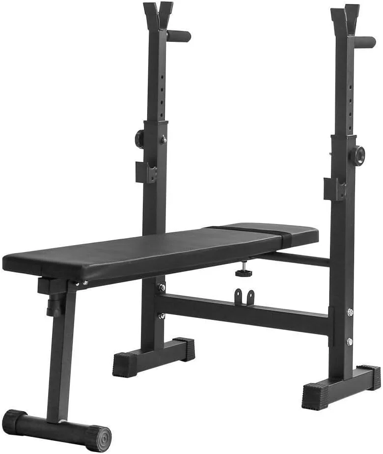 نیمکت وزنه قابل تنظیم ULTIMAX، نیمکت تخت دمبل/صندلی نیمکت دراز و نشست، تخت هالتر خانگی، تجهیزات بدنسازی، تخت وزنه برداری، نیمکت حرفه ای چند منظوره تاشو