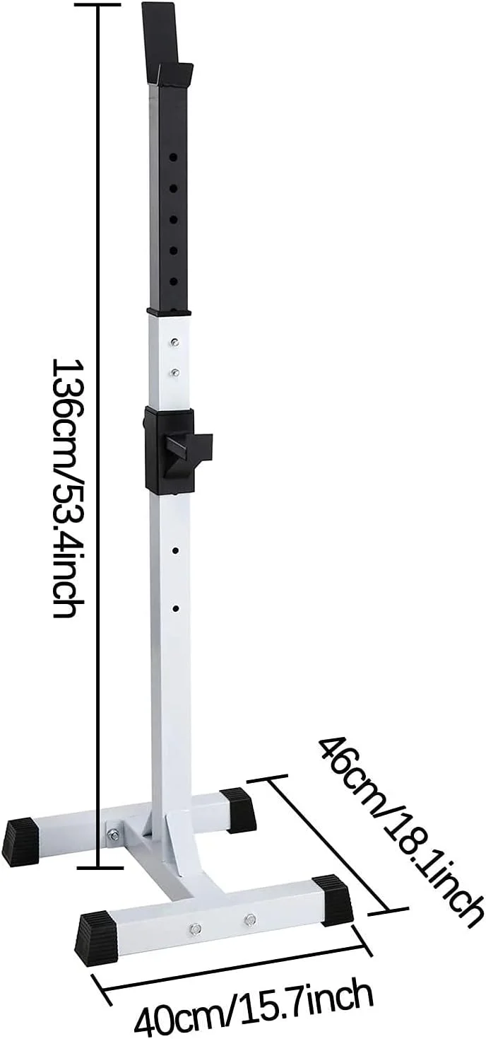 پایه اسکات قابل تنظیم ULTIMAX با حداکثر تحمل وزن 200 کیلوگرم برای پرس سینه، پایه دمبل قابل حمل - پایه هالتر چند منظوره برای تمرینات وزنه برداری در خانه