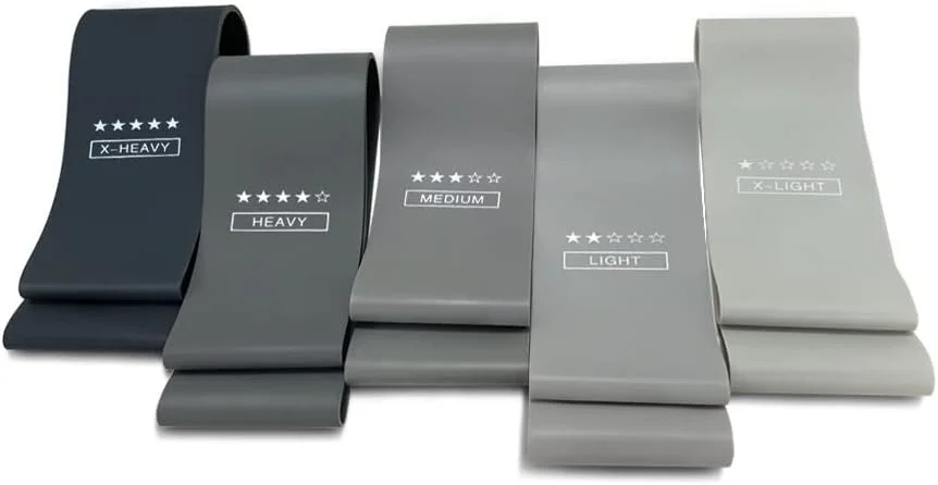 کش های مقاومتی حلقه ای Tycom - مجموعه کش های ورزشی برای تناسب اندام در خانه، کشش، تمرینات قدرتی، فیزیوتراپی، یوگا