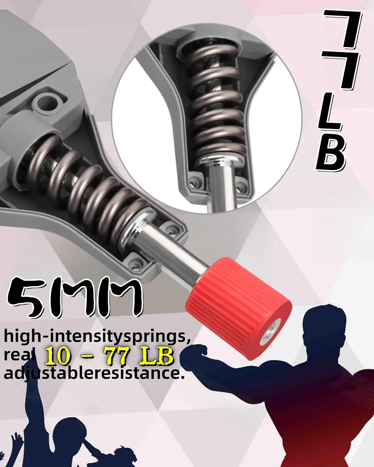 تقویت کننده ران با حداکثر مقاومت 35 کیلوگرم - تجهیزات تمرین قابل تنظیم پا و قسمت داخلی ران، فرم دهنده، تقویت کننده کف لگن، لاغر کننده بازو