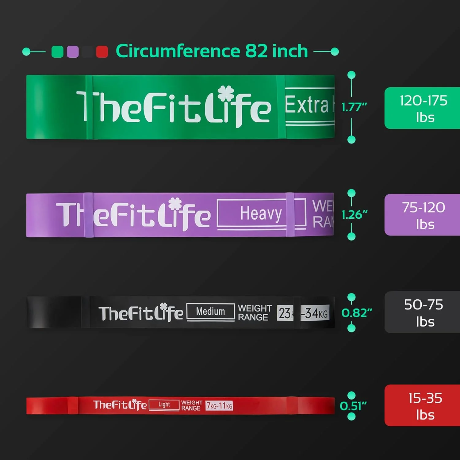 تیوب تمرینی TheFitLife، تیوب تمرین عضلات، تیوب لاستیکی، کش مقاومتی، کش ورزشی، کش تناسب اندام