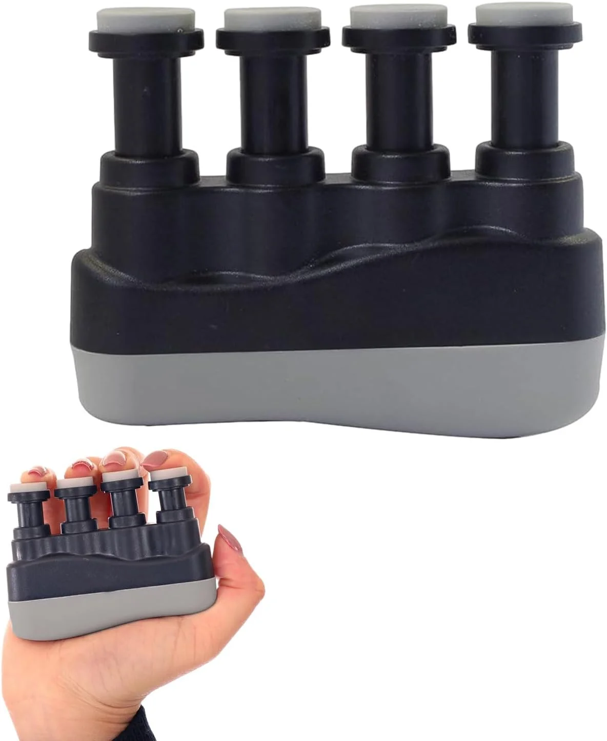 تقویت کننده انگشت، تمرین دهنده قابل حمل انگشت دست، مناسب برای نواختن ساز، تمرینات فیزیکی، تمرین حلقه ای، درمان آرتروز، صخره نوردی، گیتار، پیانو برای نوازندگان پیانو و گیتار