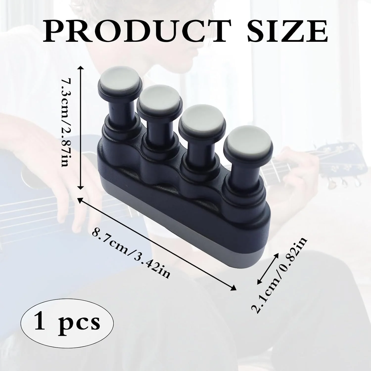 تقویت کننده انگشت، تمرین دهنده قابل حمل انگشت دست، مناسب برای نواختن ساز، تمرینات فیزیکی، تمرین حلقه ای، درمان آرتروز، صخره نوردی، گیتار، پیانو برای نوازندگان پیانو و گیتار