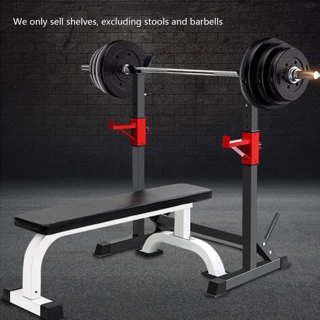 استند اسکات با حداکثر استحکام، مناسب برای پرس سینه، استند هالتر ورزشی مردانه، شلف چند منظوره قابل تنظیم، مناسب باشگاه خانگی، استند تمرین قدرتی، استند وزنه برداری