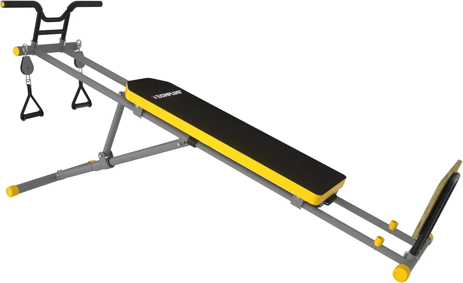 دستگاه بدنسازی خانگی تاشو کامل TECHPLUS Gymform MultiGym تقویت کننده تمرینات ورزشی با 10 سطح مقاومت و لوازم جانبی - بیش از 100 تمرین