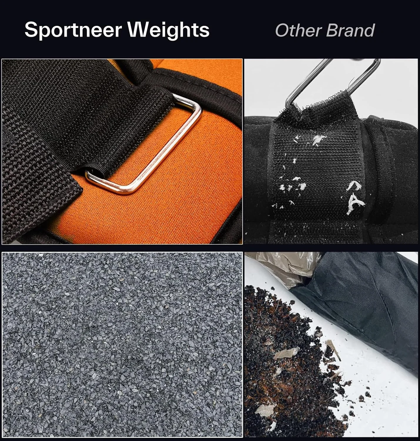 وزنه های مچ پا قابل تنظیم Sportneer، یک جفت، 2، 4، 6، 8، 10 پوندی، بند وزنه پا برای زنان و مردان، ست وزنه مچ پا برای باشگاه، تناسب اندام، تمرین، پیاده روی، دویدن، 1-5 پوند برای هر مچ پا، 1 جفت 2-10 پوند